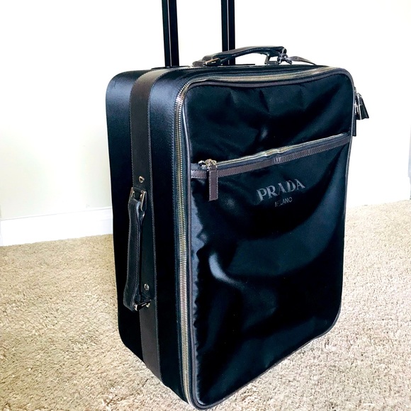 PRADA Travel Roller Luggage Nylon Bag - Picture 1 of 16